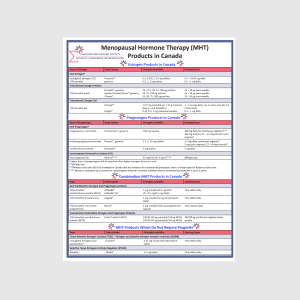 Fiche d'information sur l'hormonothérapie ménopausique (HTM) (anglais)